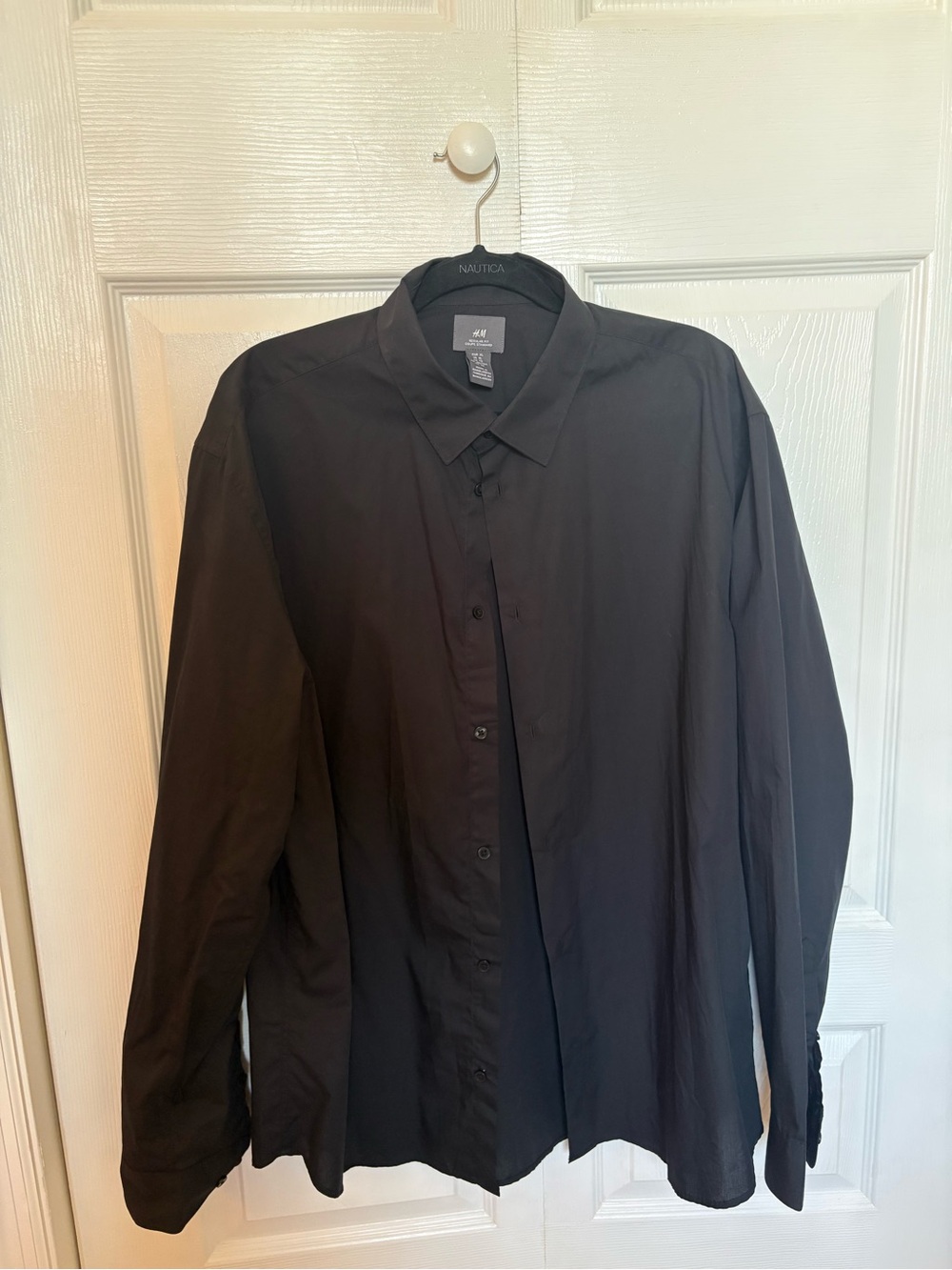H&M Black Men's Long-Sleeve Dress Shirt